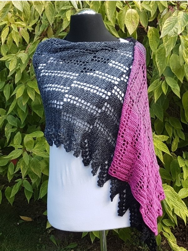 Herbststola Illusion, Häkelanleitung - Bild 5