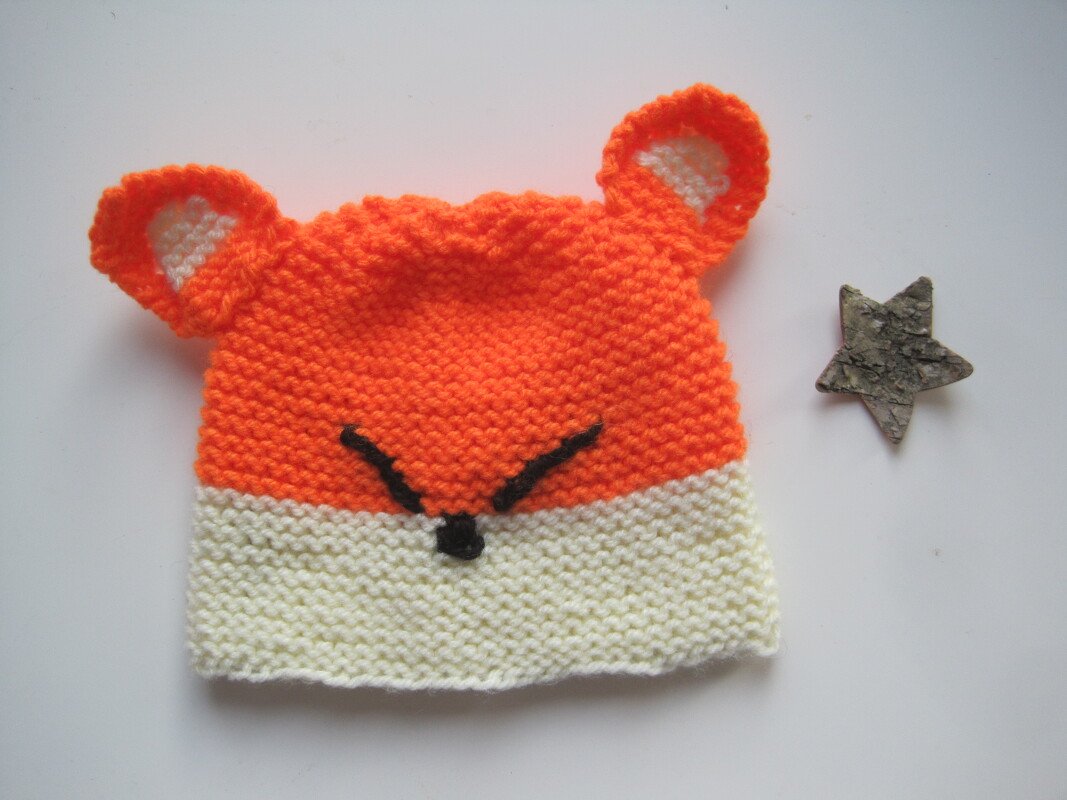 Strickanleitung Babymütze von 0-6 Monaten - auch mit Tabelle für Kindergrößen