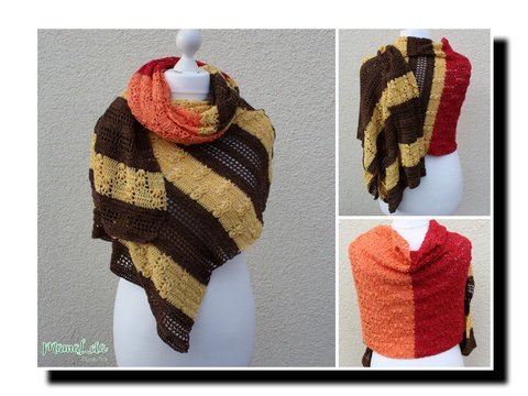 Stola „Herbstzauber“ - Häkelanleitung