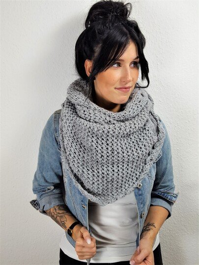 126 Strickanleitung Tuch Hipster  Herbstgefühle