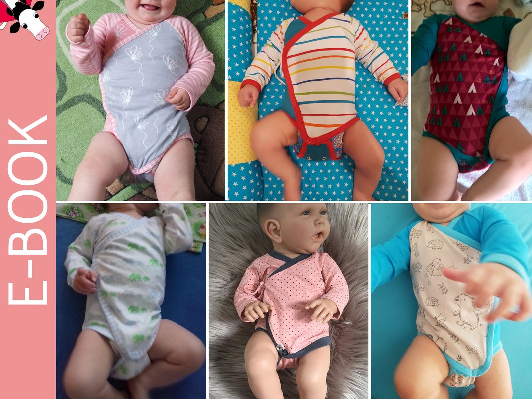 Wickelbody "Miniwax" Gr. 44-74 - Nähanleitung & Schnittmuster & Beamerdatei - Bild 2