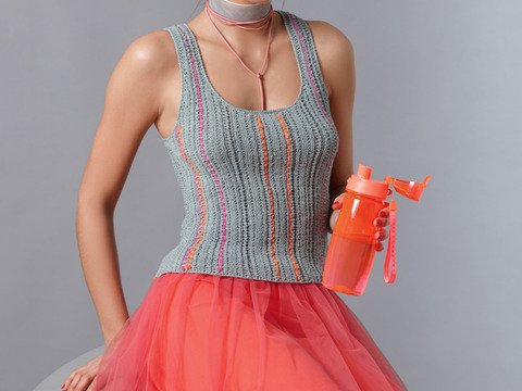 Strickanleitung Tanktop Evelien