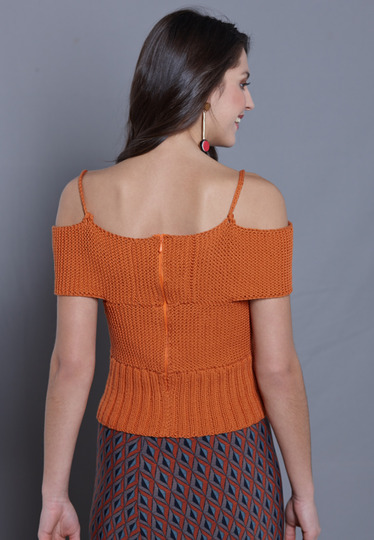 Strickanleitung Off-Shoulder-Top Amber