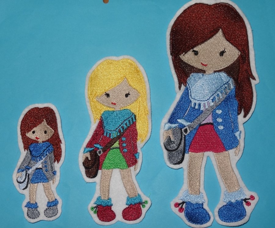 Mädchen Fashion Girl Stickdatei - Bild 2