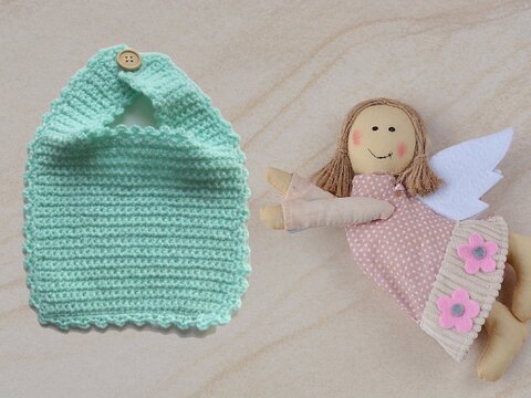 Häkelanleitung Babylätzchen unisex- für Mädchen und Jungen perfekt