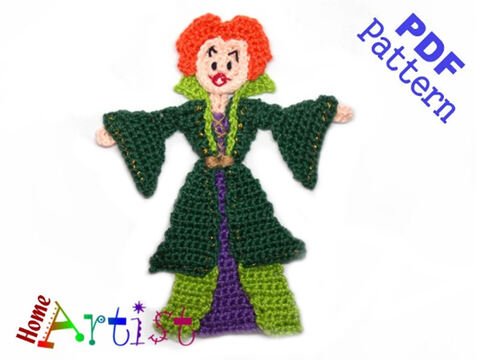 Witch Sisters 1 crochet pattern