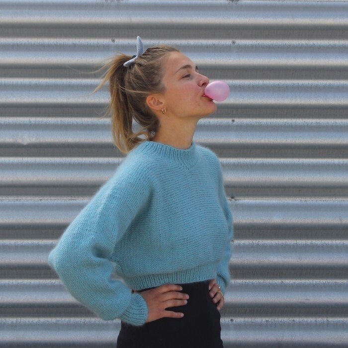 Cropped Across Sweater - Image 3