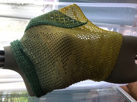 Anleitung Motivdreieckstuch "Wings"