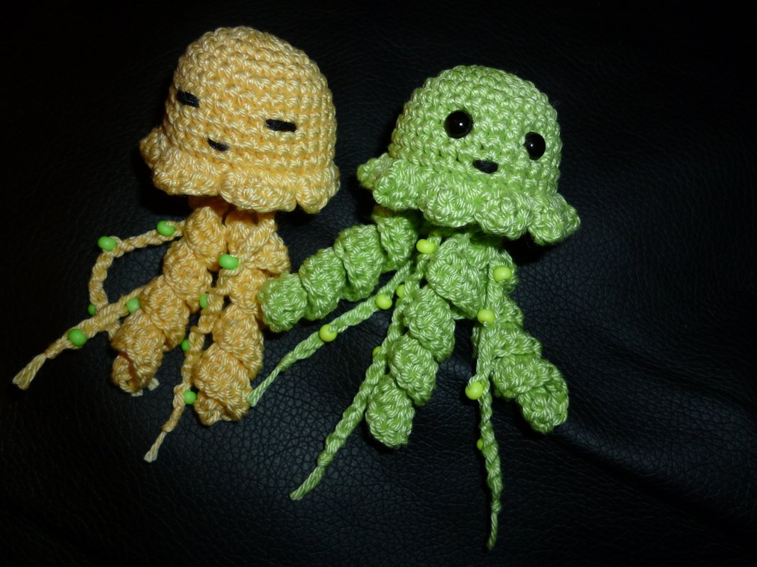 Schlüsselanhänger Qualle / Octopus