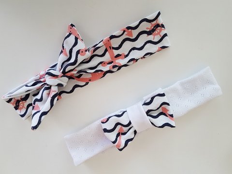 Nähanleitung Stirn-/Haarband inkl.  Schnittmuster für 2 Varianten