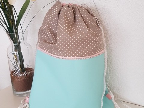 DIY Nähanleitung für Anfänger Sportbeutel / Sporttasche