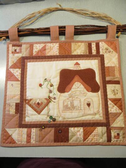 Mini Wandquilt "Quiltshop"