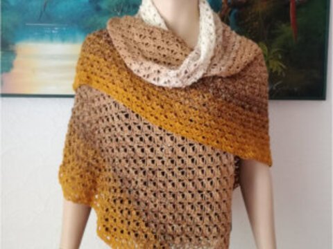 XXL Dreieckstuch " Saharawind "