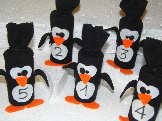 Adventskalender * PINgUINE * Bastelanleitung