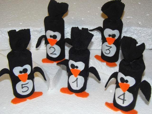 Adventskalender * PINgUINE * Bastelanleitung