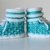 Strickanleitung Babyschuhe, Baby-Booties ohne Nadelspiel, Sohlenlänge ca. 10,5 cm