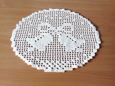 Häkelanleitung für Platzdeckchen # Glöckchen " Weihnachten