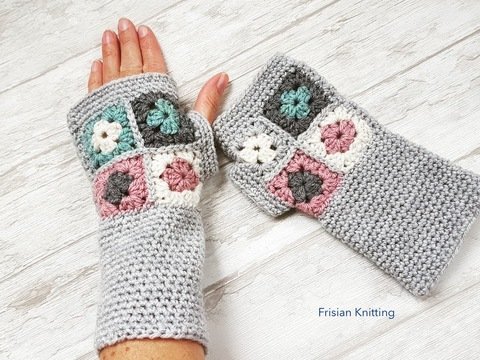 Häkelanleitung Armstulpen // Pulswärmer