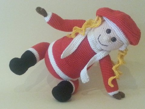 Häkelanleitung - Wilhelmine Weihnachtsfrau