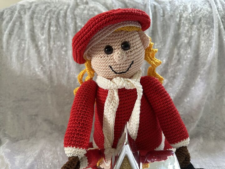 Häkelanleitung - Wilhelmine Weihnachtsfrau