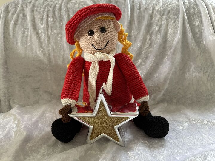 Häkelanleitung - Wilhelmine Weihnachtsfrau