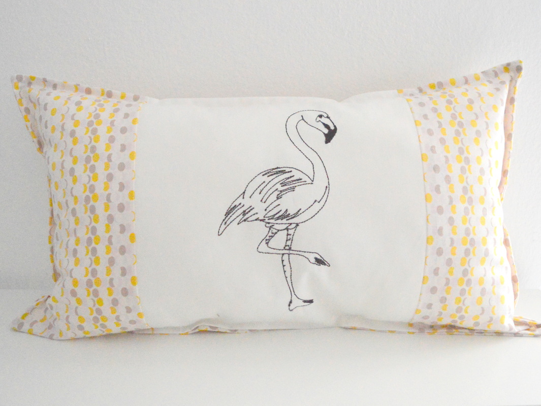 Stickdatei Kontur Flamingo 13x18cm