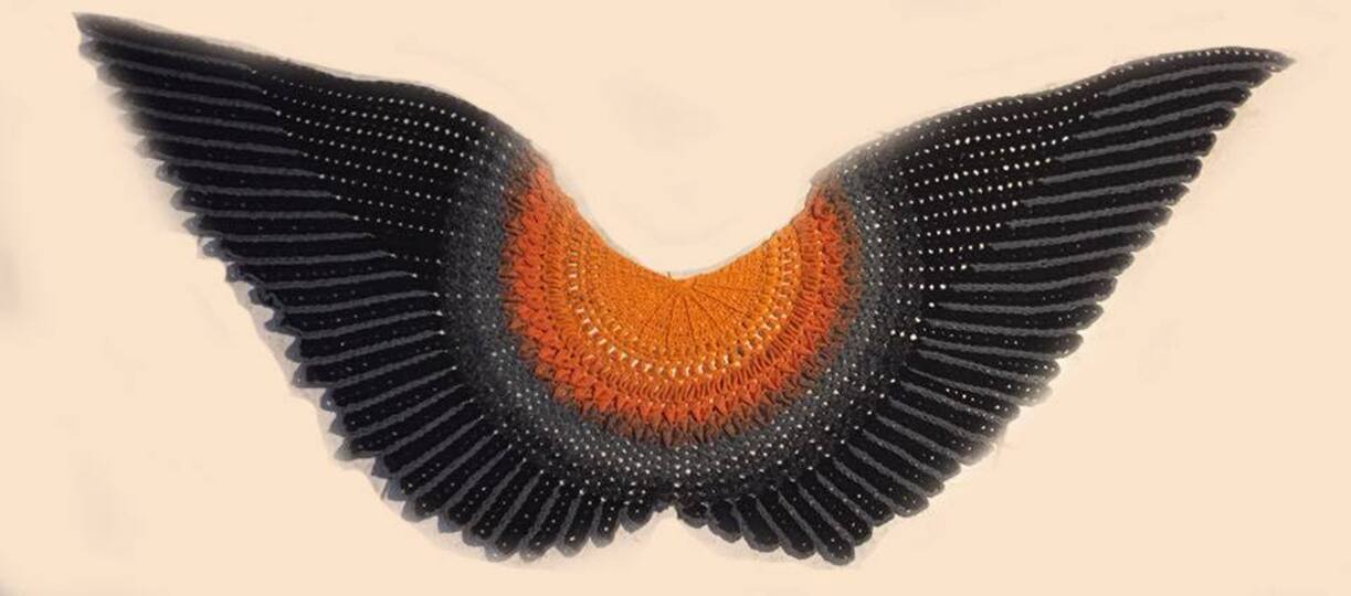 Petra Perle’s shawl „Wings of Love“
