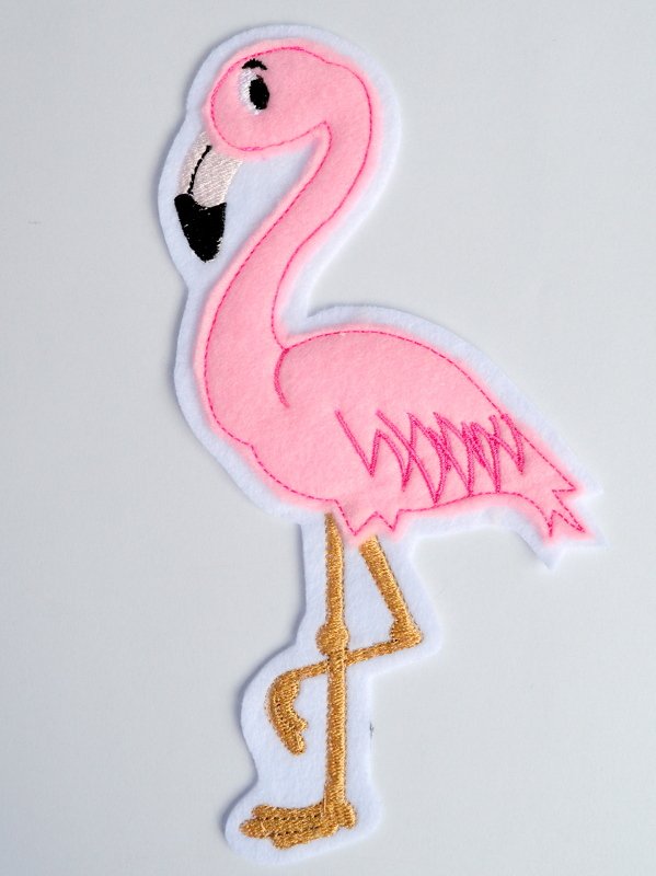 Stickdatei Flamingo 13x18cm Rahmen