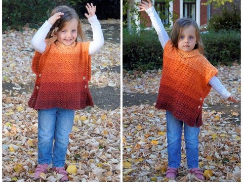 Häkelanleitung Poncho No. 3 (alle Größen)