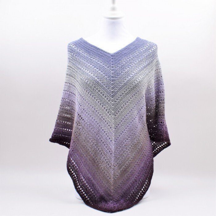 Classical Attitude Poncho - Adults - Crochet