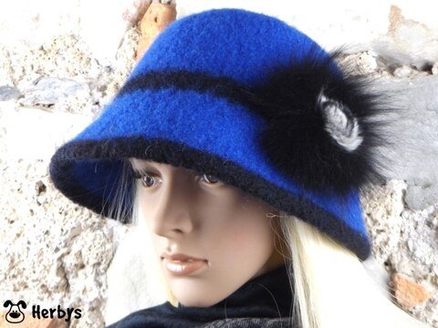 Strickanleitung Filzhut "Tres Chic"