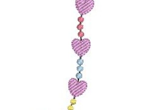 Stickdatei Schnullerkette 2er SET für den 10x10cm Rahmen