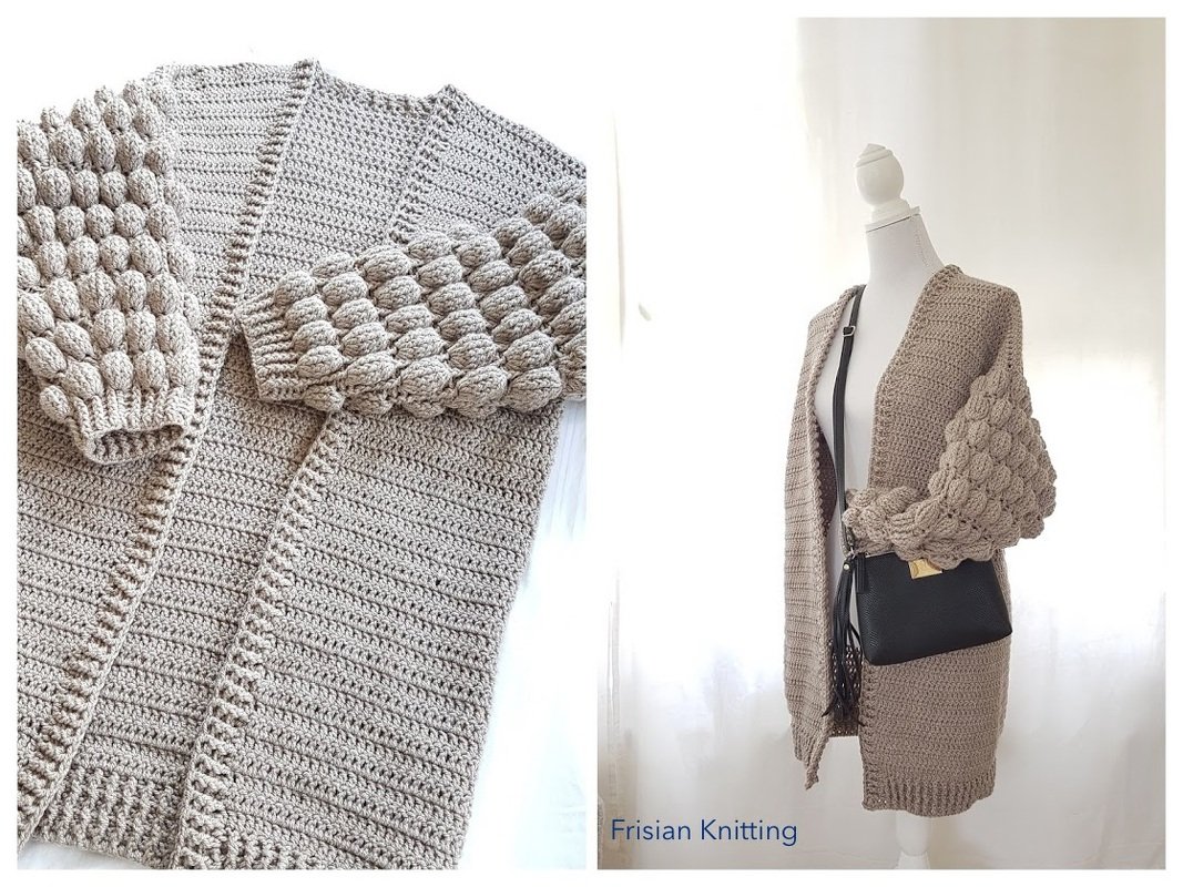 Häkelanleitung Bubble Cardigan