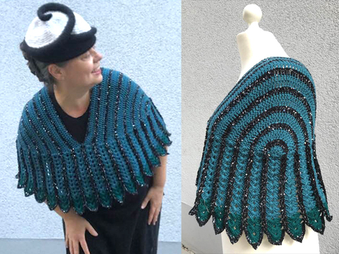 Petra Perle’s shawl „Wings of Love“
