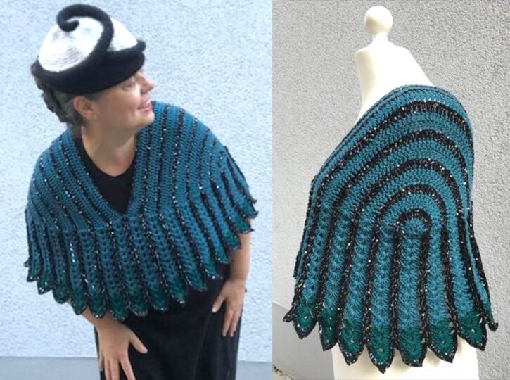 Petra Perle’s shawl „Wings of Love“