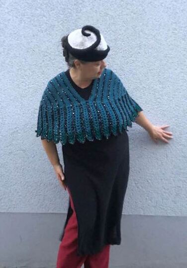 Petra Perle’s shawl „Wings of Love“