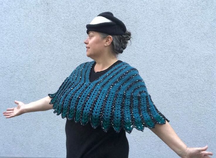 Petra Perle’s shawl „Wings of Love“