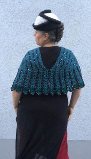 Petra Perle’s shawl „Wings of Love“