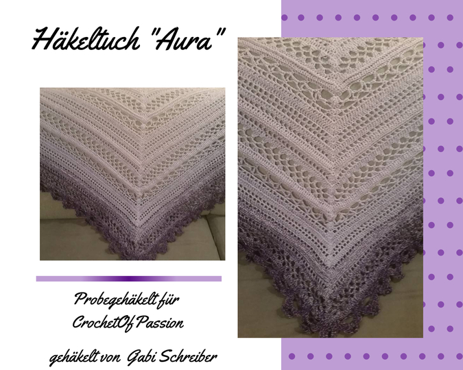 Häkeltuch " Aura" [Häkelanleitung]