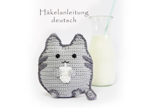 Katze häkeln • PDF Häkelanleitung • Deutsch • Amigurumi