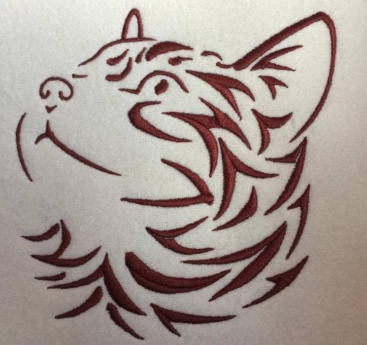 Katze Tribal Cat alle Formate 13x18 Rahmen