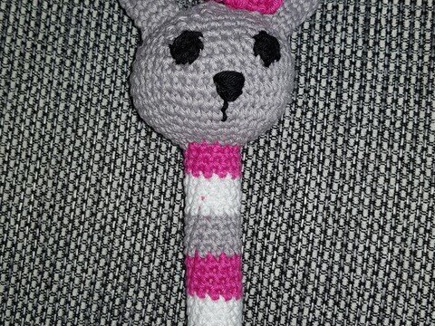 Häkelanleitung "Hasenrassel"