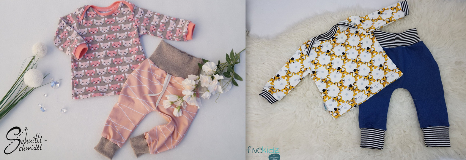 Newborn-Set LOU Hose+Shirt  Gr. 50-92 icl. gratis Plottdatei
