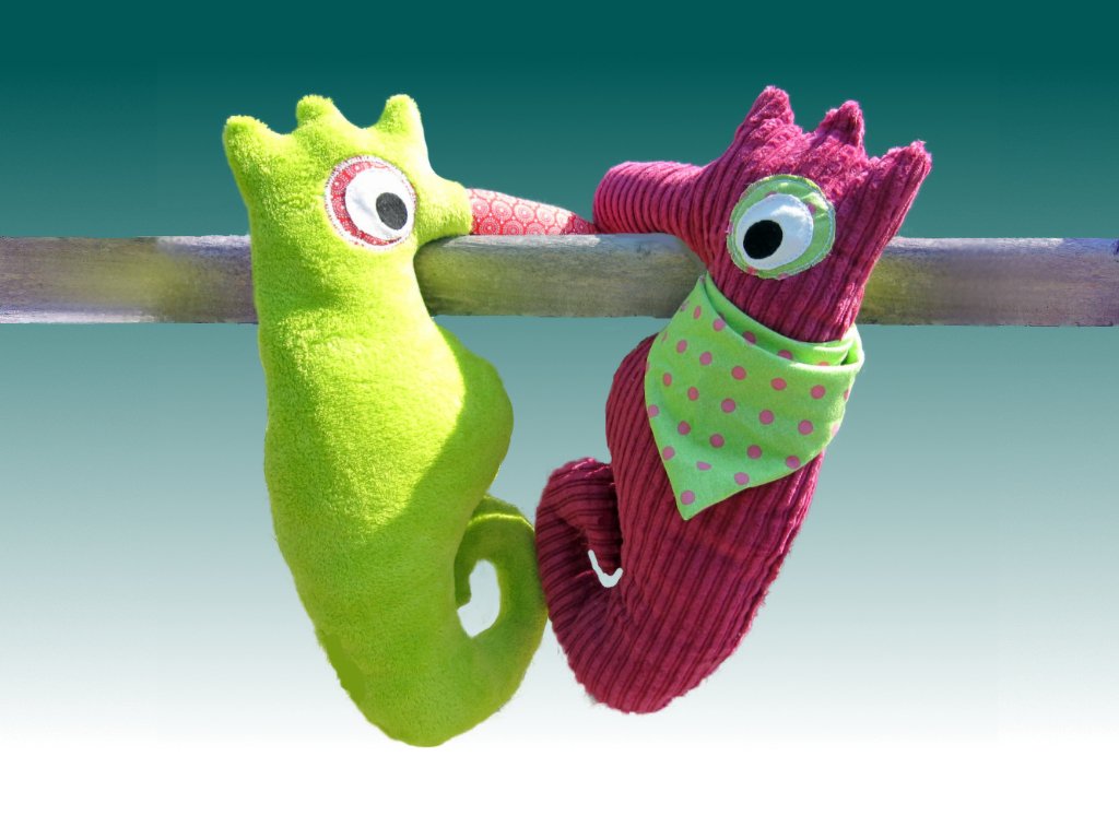 Seepferdchen - 3 Größen Nähanleitung/Schnittmuster