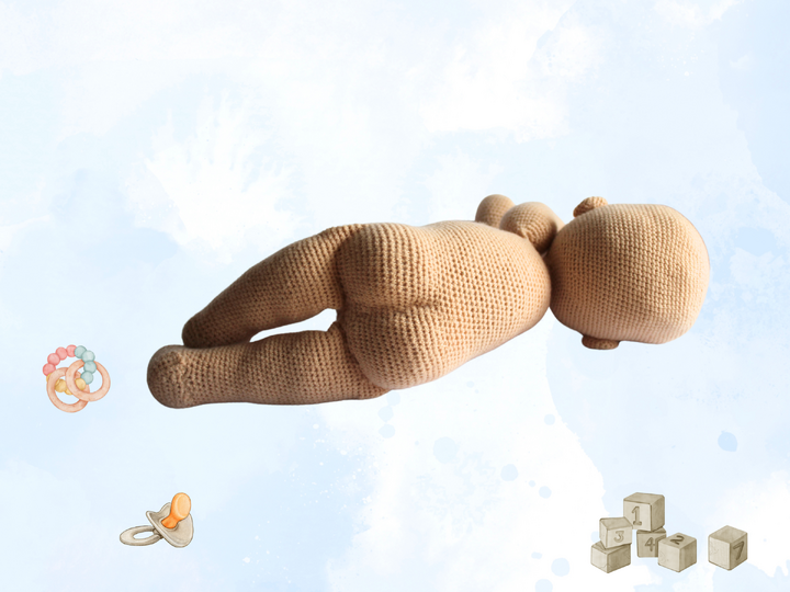 Häkelanleitung Puppe Georgia – einfache Kuschelpuppe für Kinder