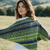 Cleopatras Labyrinth, gestricktes Dreieckstuch