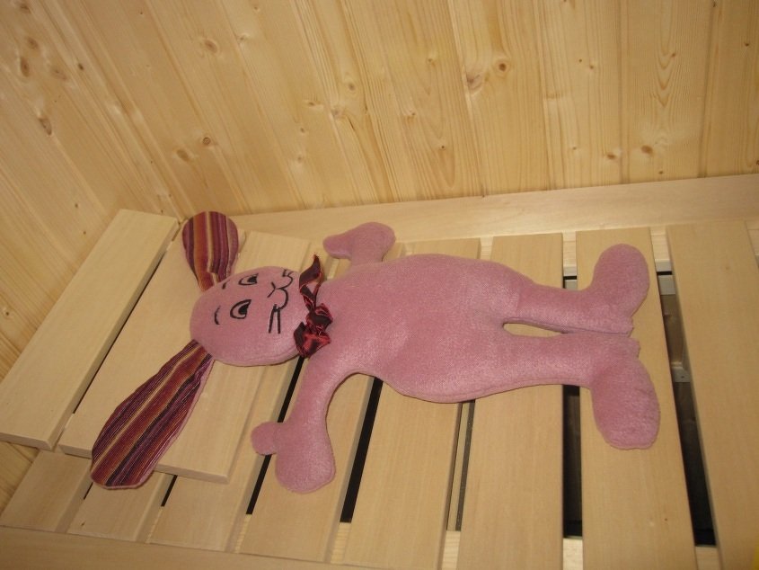 Hase Kuscheltier 2 Größen - Schnittmuster + Stickdatei - Bild 4