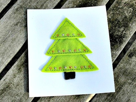 Tannenbaum Stickdatei ♥ 10x10 Gratis