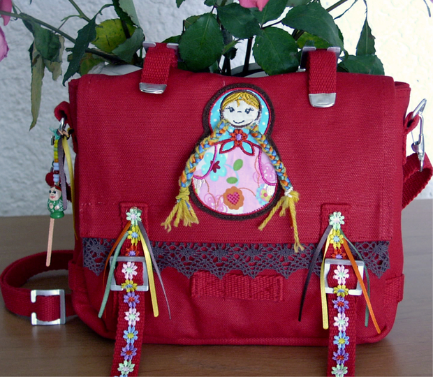 Stickdatei "Olga Applikation“ in drei Größen