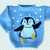 Strickanleitung Pullover Pinguin in 2 verschiedenen Größen